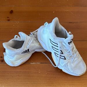 Adidas Kids White and Black Sneakers